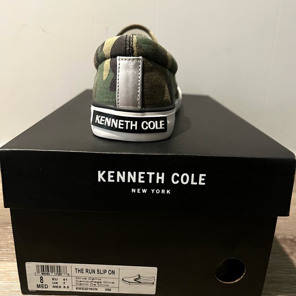 NWOT “The Run” 🥷🏾 Kenneth Cole Slip On ✨ Olive Camouflage 👑 - Picture 5 of 7